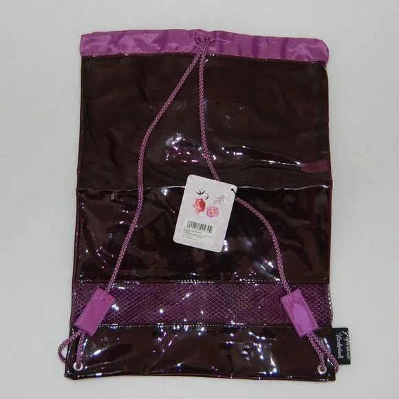 Paperchase Wonderland 2013, Back to School Purple Backpack, 12" Wide x 17" Tall - Picture 2 of 10